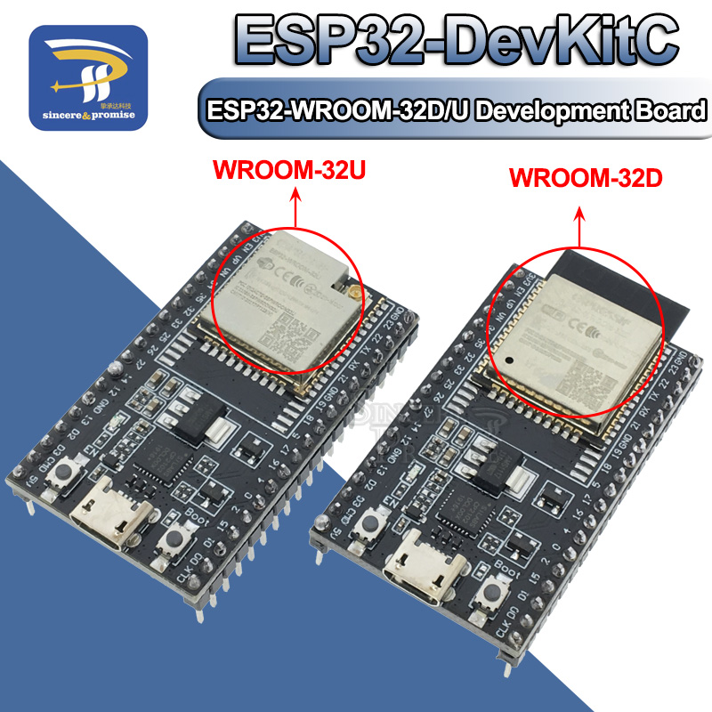 Nodemcuv2 - Placa de desarrollo ESP32-DevKitC Core ESP32,