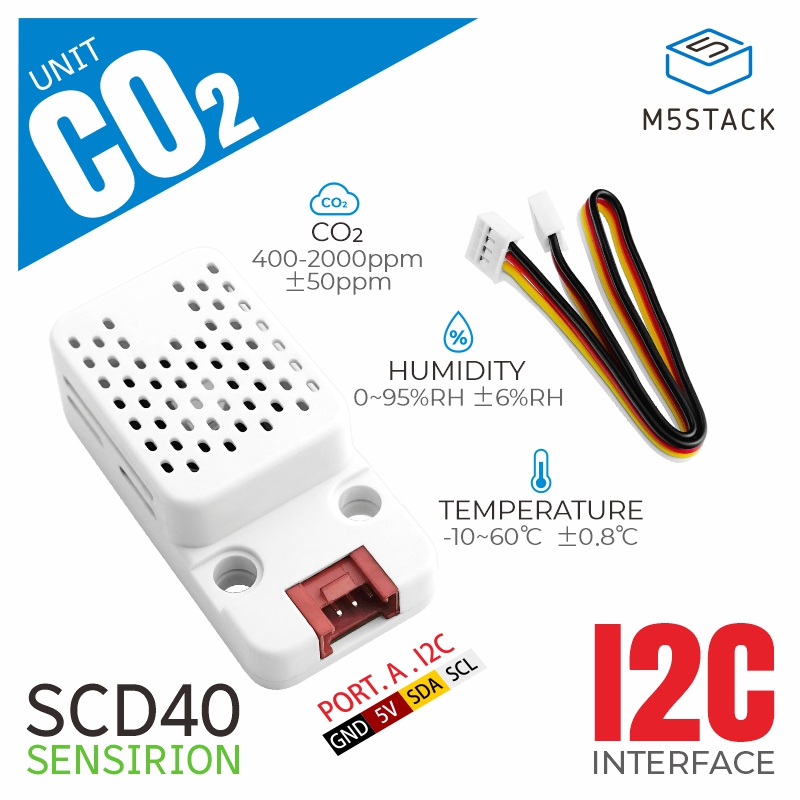 M5Stack - Unidad de CO2 M5Stack con Sensor