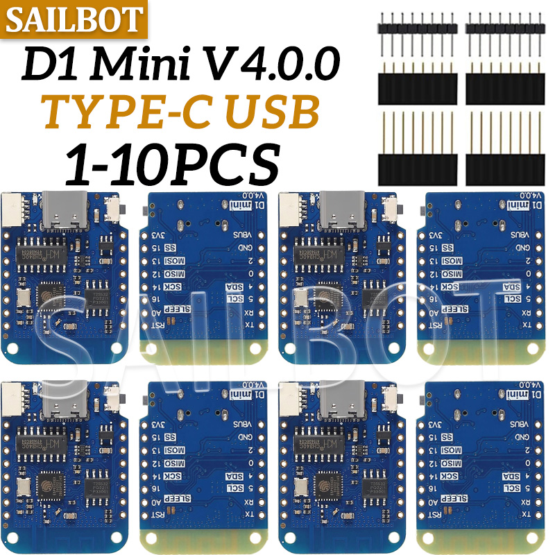 Wemos D1 - 1-10 Uds WeMos D1 Mini ESP8266