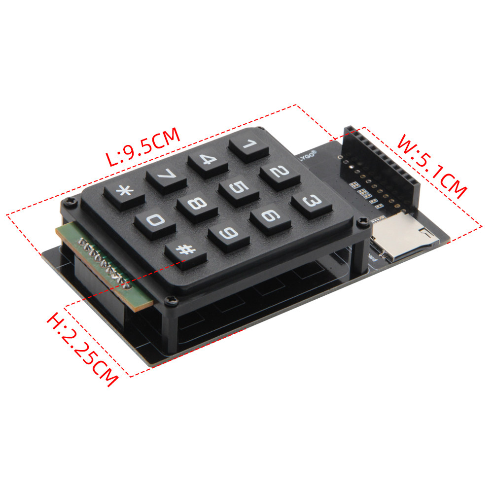 Ttgo Tdisplay - Placa de Expansión de Teclado TTGO