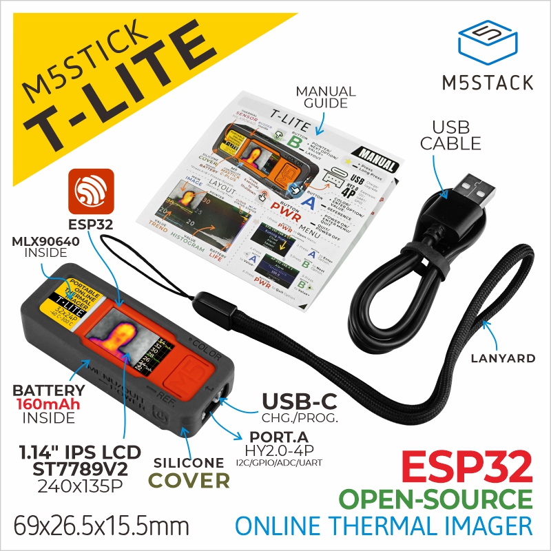 Kit de dispositivo de cámara t - M5Stack Core2 reseña y precio