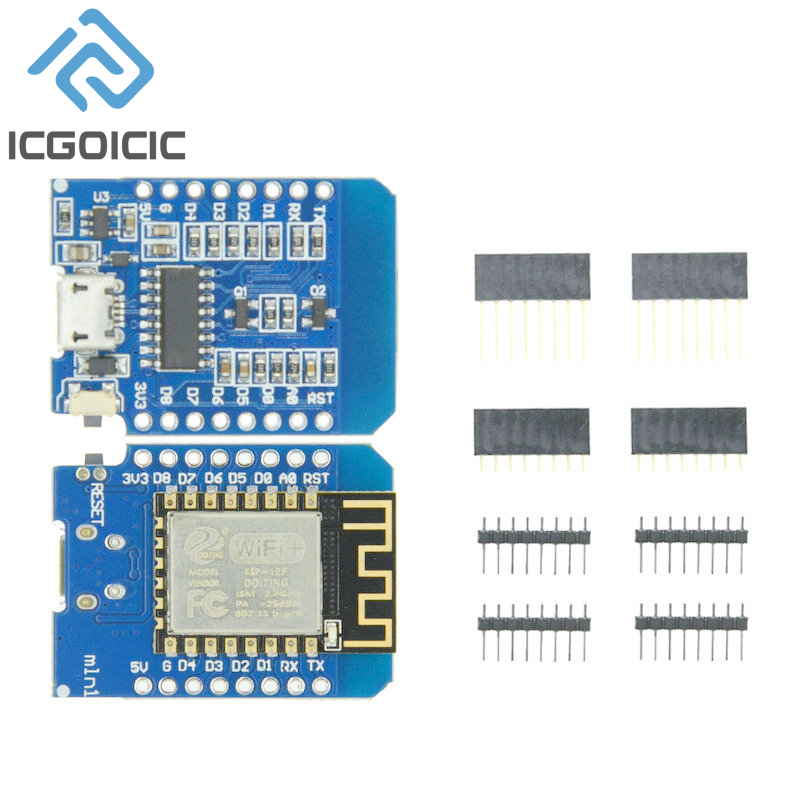 D1 Mini-Mini NodeMcu 4M Bytes  - Wemos D1 reseña y precio