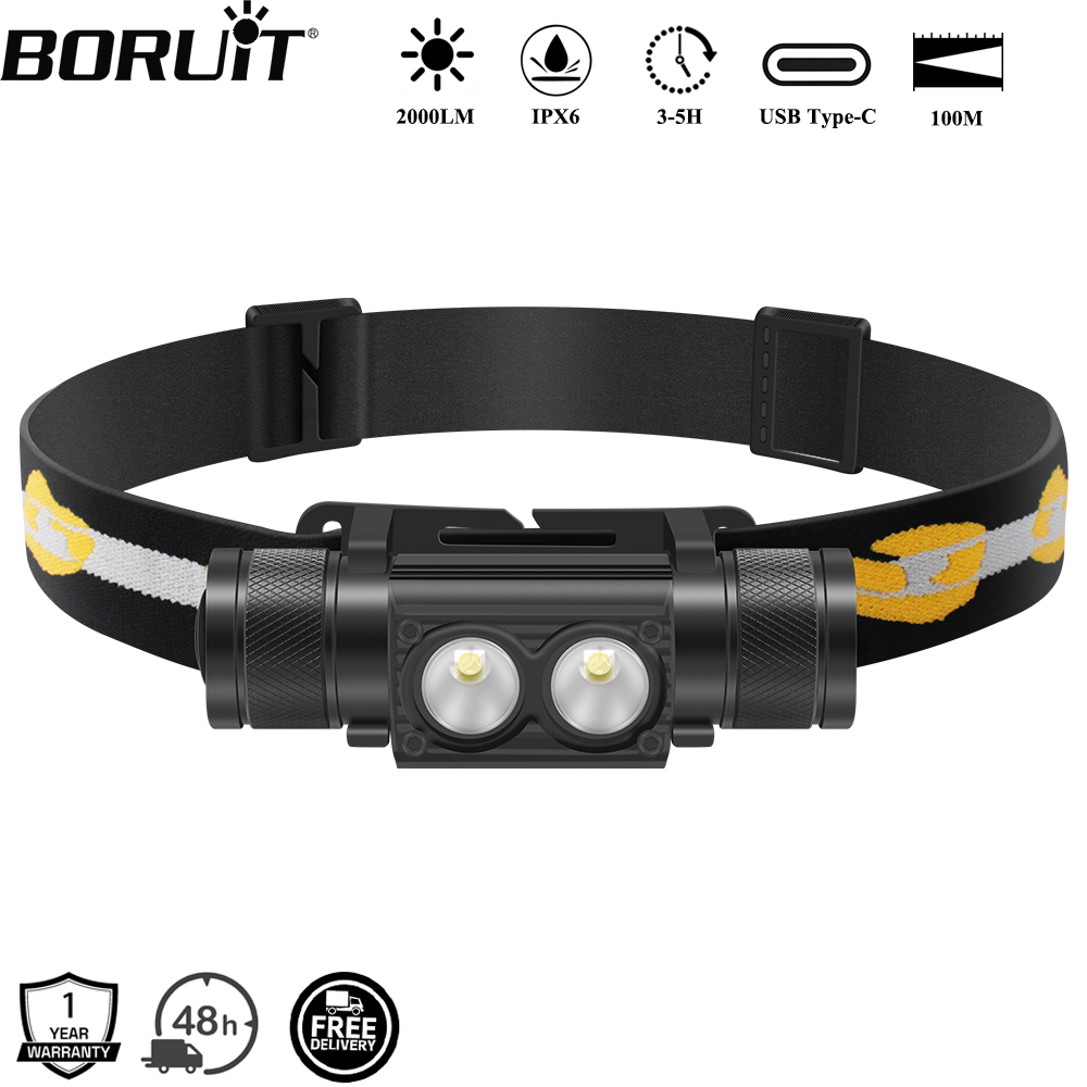 BORUiT D25 faro LED doble 2000 - Lolin D32 reseña y precio